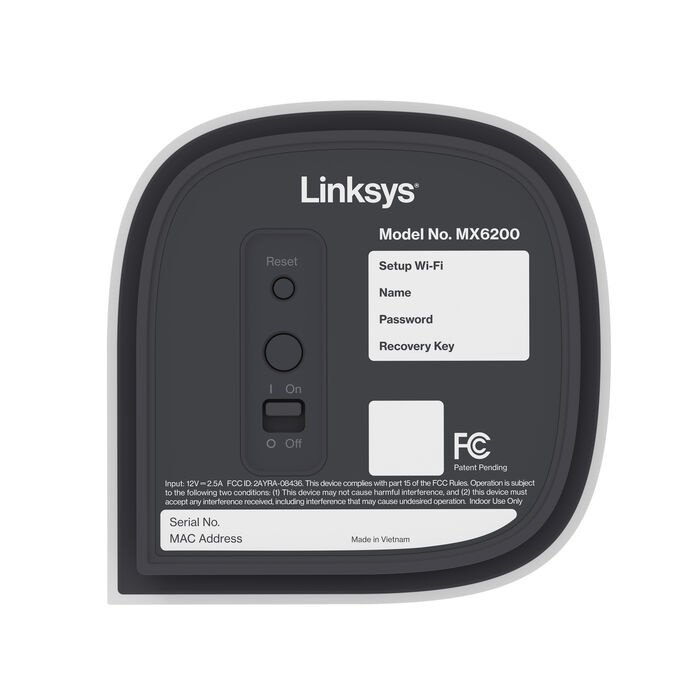 Linksys Velop Pro 6E MX6201 Tri-Band Mesh WiFi 6E Router (1-pack)