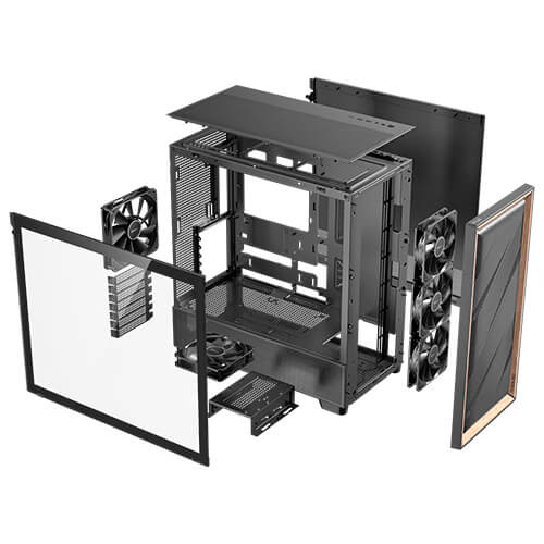 ANTEC FLUX Mid Tower Case ( BLACK / WHITE ) ANTEC FLUX Mid Tower Case ( BLACK / WHITE )
