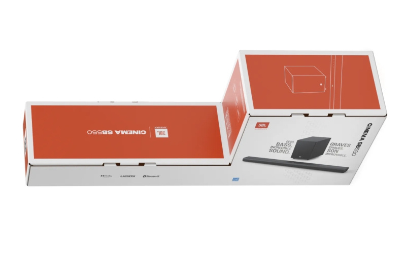 JBL CINEMA SB550 3.1 聲道Soundbar（含無線重低音喇叭）