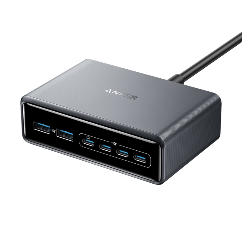 Anker Prime Charger (200W, 6 Ports, GaN) 100w Gan 4C2A 6輸出桌上充電器 A2683