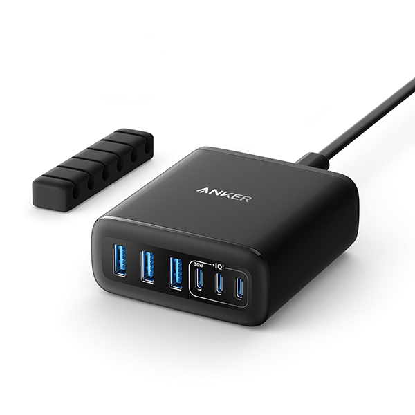 Anker Charger (112W, 6 Ports) Gan 3C3A 6輸出桌上充電器 A2154 Anker Charger (112W, 6 Ports) Gan 3C3A 6輸出桌上充電器 A2154