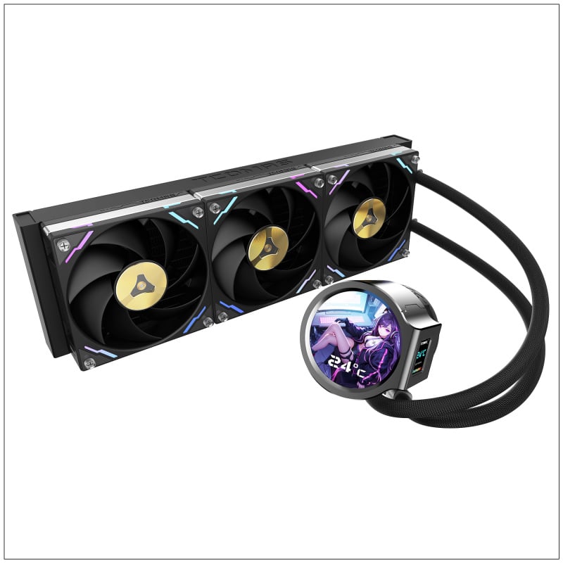 TCOMAS LX800 PRO ARGB (AMD) 360MM AIO LIQUID COOLER - ( BLACK / WHITE ) TCOMAS LX800 PRO ARGB (AMD) 360MM AIO LIQUID COOLER - ( BLACK / WHITE )