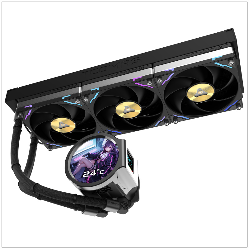 TCOMAS LX800 PRO ARGB (INTEL) 360MM AIO LIQUID COOLER - ( BLACK / WHITE )