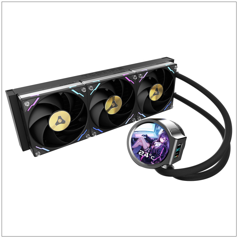 TCOMAS LX800 PRO ARGB (INTEL) 360MM AIO LIQUID COOLER - ( BLACK / WHITE )