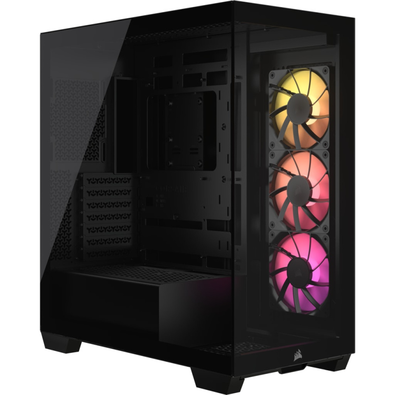 Corsair 3500X ARGB Mid-Tower Glass PC Case (Black / White)