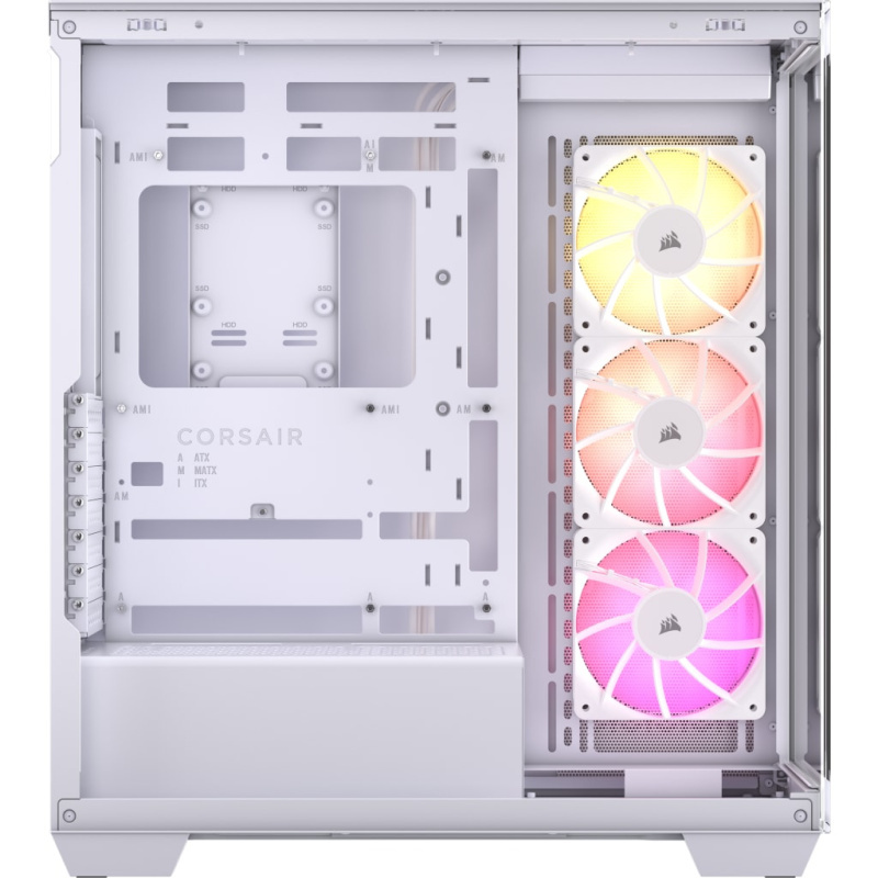 Corsair 3500X ARGB Mid-Tower Glass PC Case (Black / White)
