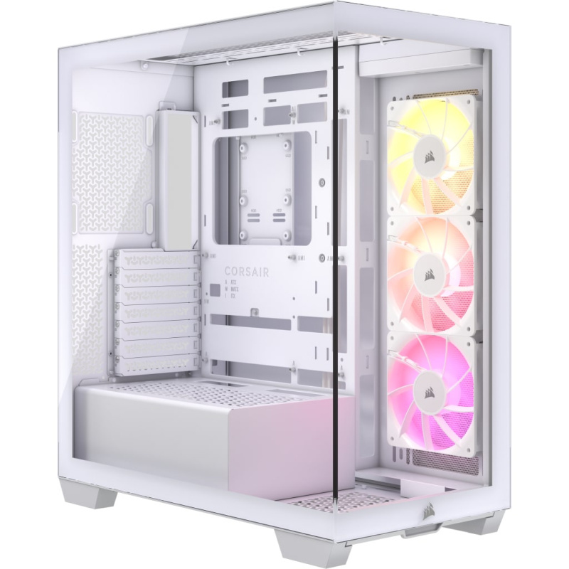 Corsair 3500X ARGB Mid-Tower Glass PC Case (Black / White)