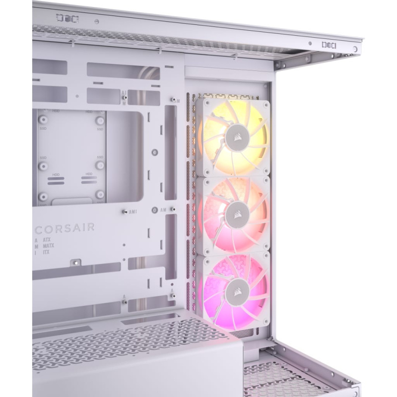 Corsair iCUE LINK 3500X RGB Mid-Tower Glass PC Case (Black / White)