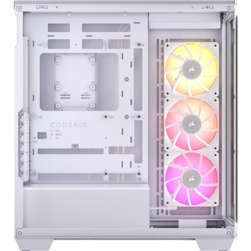 Corsair iCUE LINK 3500X RGB Mid-Tower Glass PC Case (Black / White)