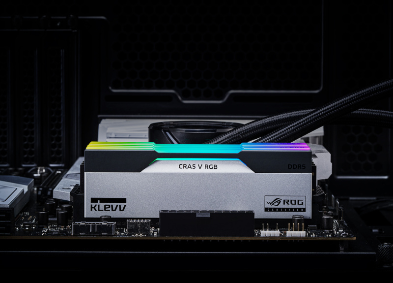 KLEVV CRAS V RGB [ROG CERTIFIED] DDR5 7200Mhz (2x16GB) 32GB KIT (CL34) (KD5AGUA80-72B340P)
