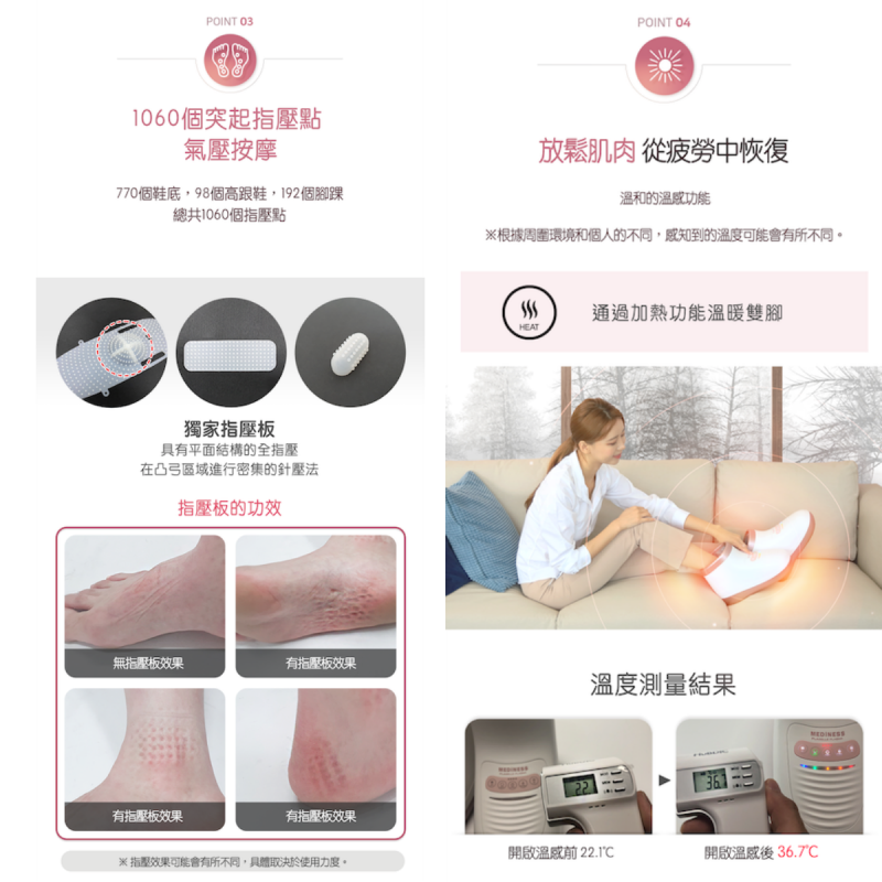 Mediness MDM-902 PLABELLE等離子足療靴 (2024 Type-C 版)