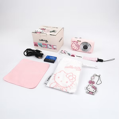 YASHICA x Hello Kitty Digital Camera DZ-100（pink / white）