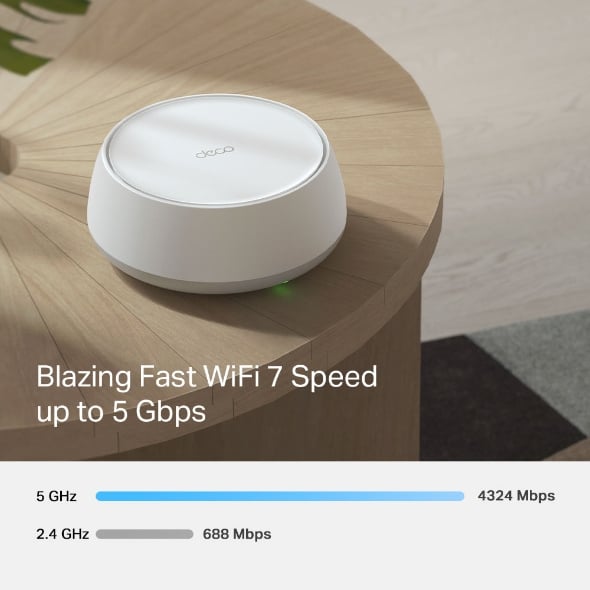 TP-Link Deco BE25 BE5000 雙頻完整家庭 Mesh Wi-Fi 7 系統 ( 1 / 2 / 3 -pack )