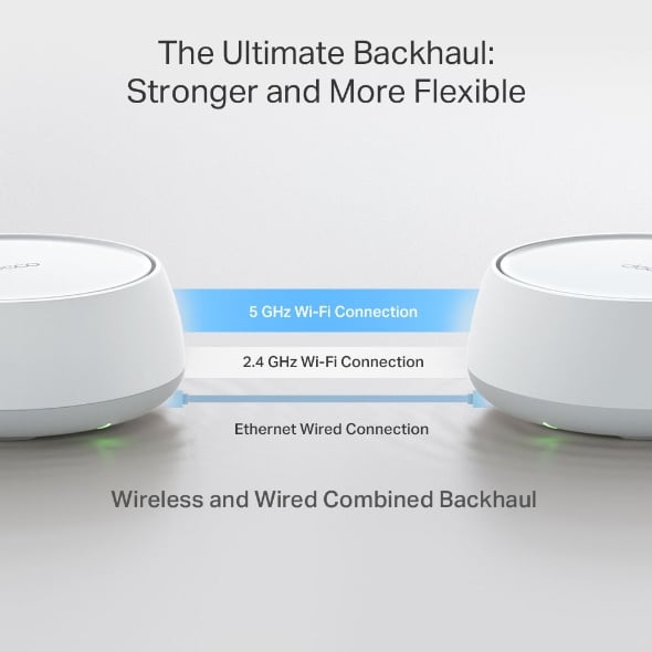 TP-Link Deco BE25 BE5000 雙頻完整家庭 Mesh Wi-Fi 7 系統 ( 1 / 2 / 3 -pack )
