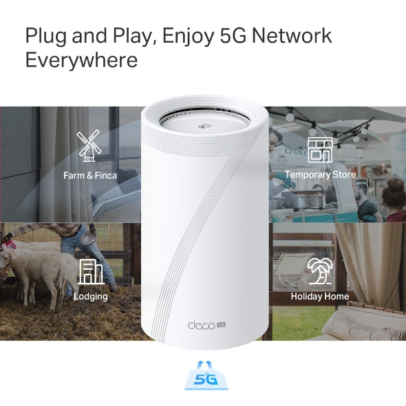 TP-Link Deco BE65-5G [5G] BE9300 三頻完整家庭 Mesh Wi-Fi 7 系統 ( 1 pack )