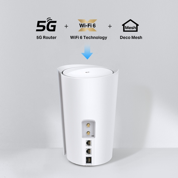 TP-Link Deco X50-5G [5G] AX3000 雙頻完整家庭 Mesh Wi-Fi 6 系統 ( 1 pack )