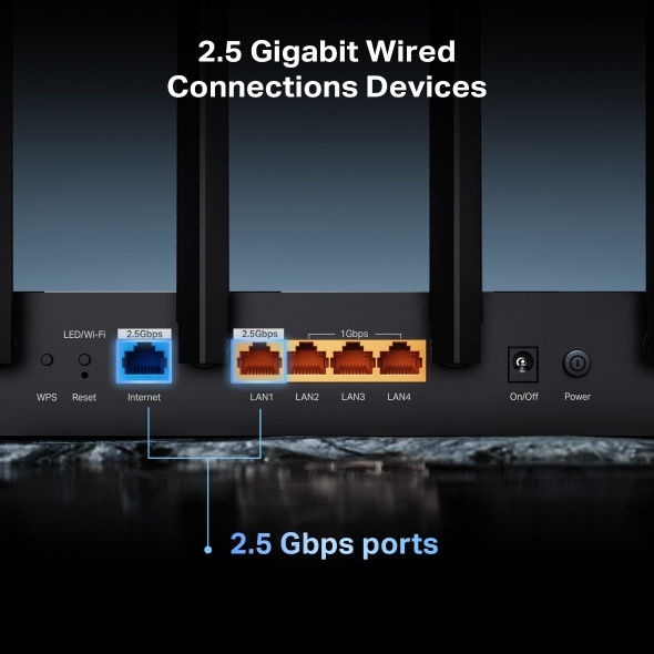 TP-Link Archer BE400 BE6500 雙頻 Wi-Fi 7 Router