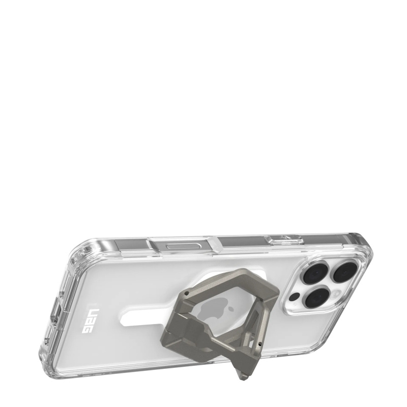 UAG iPhone 16 Pro Max - Plyo MagSafe 冰白手機殼 + 鈦環支架