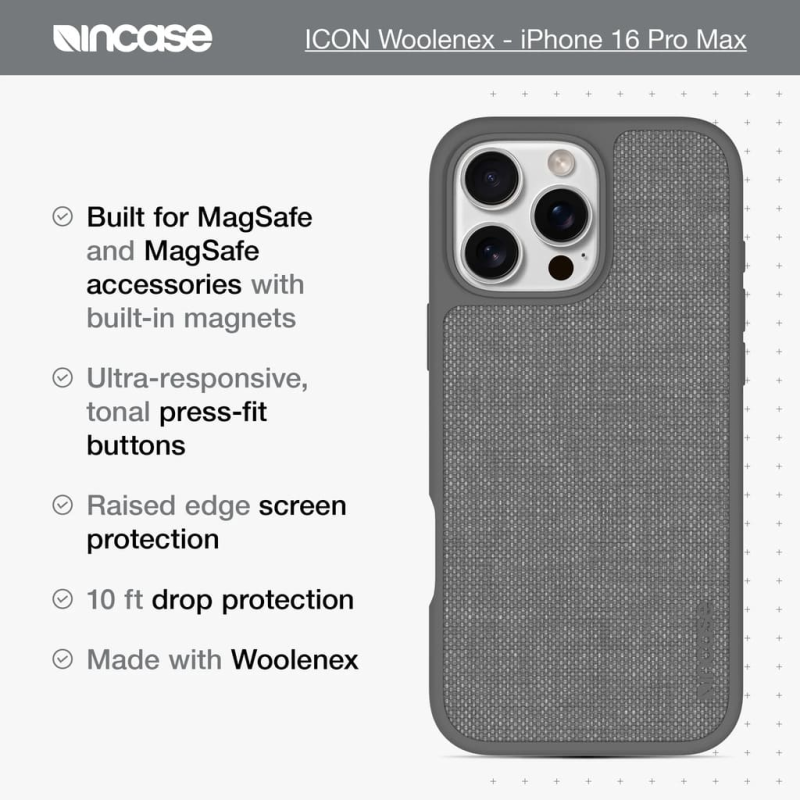 INCASE ICON Case for MagSafe for iPhone 16 / 16 Pro Max INCASE ICON Case for MagSafe for iPhone 16 / 16 Pro Max