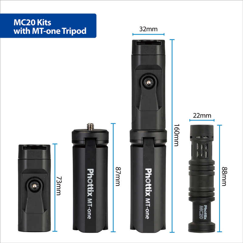 Phottix MC-20 Cardioid Microphone Kits