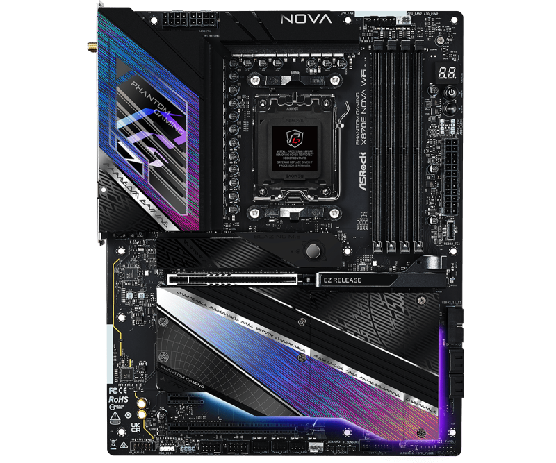 AsRock PHANTOM GAMING X870E Nova WiFi ATX 主機板 DDR5 [現金優惠 $3250]