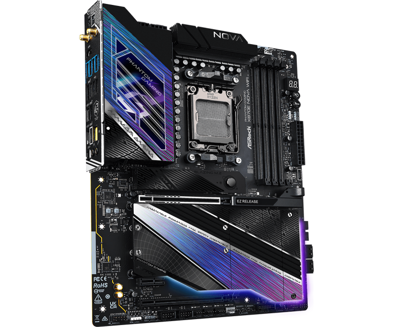 AsRock PHANTOM GAMING X870E Nova WiFi ATX 主機板 DDR5 [現金優惠 $3250]