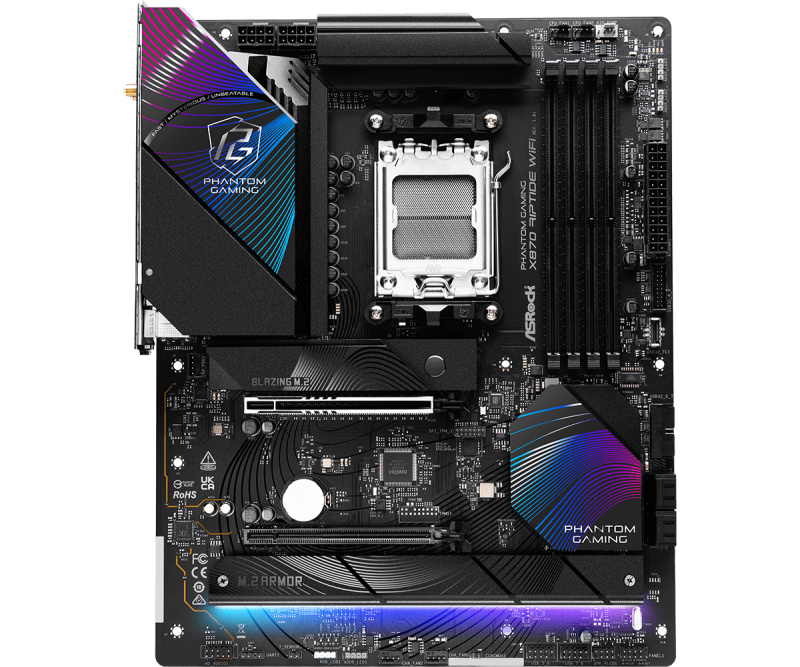 AsRock PHANTOM GAMING X870E Riptide WiFi ATX 主機板 DDR5 [現金優惠 $2750]