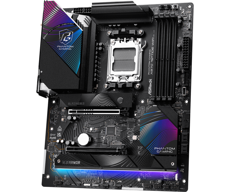 AsRock PHANTOM GAMING X870E Riptide WiFi ATX 主機板 DDR5 [現金優惠 $2750]