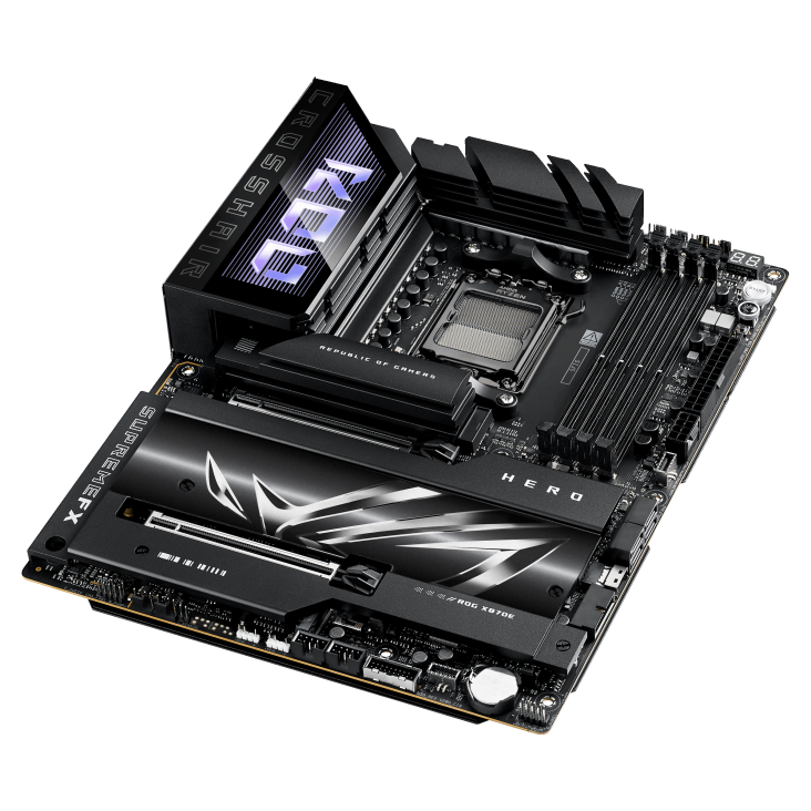 ASUS ROG CROSSHAIR X870E HERO ATX 主機板 DDR5 [現金優惠 $5699]