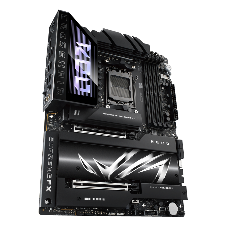 ASUS ROG CROSSHAIR X870E HERO ATX 主機板 DDR5 [現金優惠 $5699]