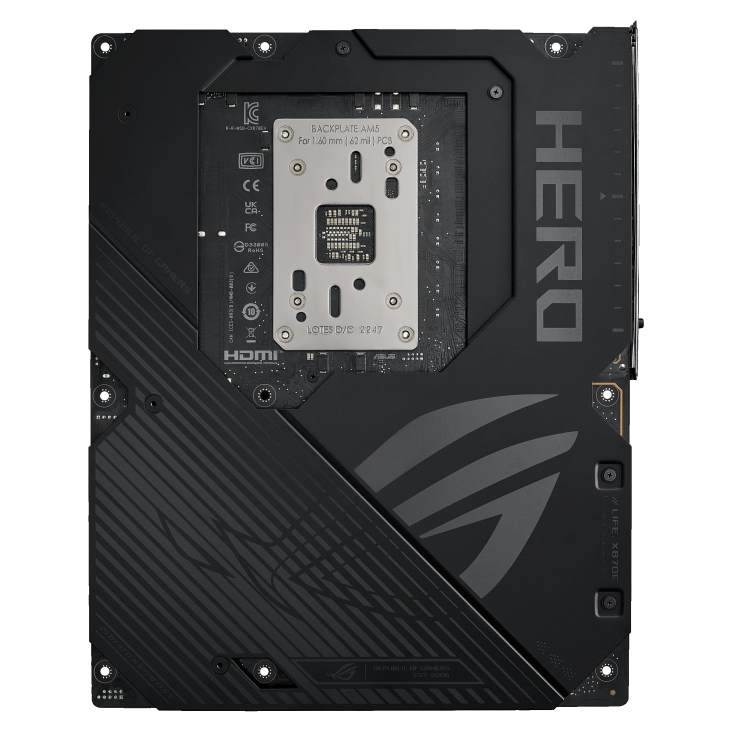 ASUS ROG CROSSHAIR X870E HERO ATX 主機板 DDR5 [現金優惠 $5699]