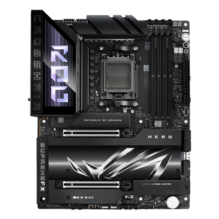 ASUS ROG CROSSHAIR X870E HERO ATX 主機板 DDR5 [現金優惠 $5699]
