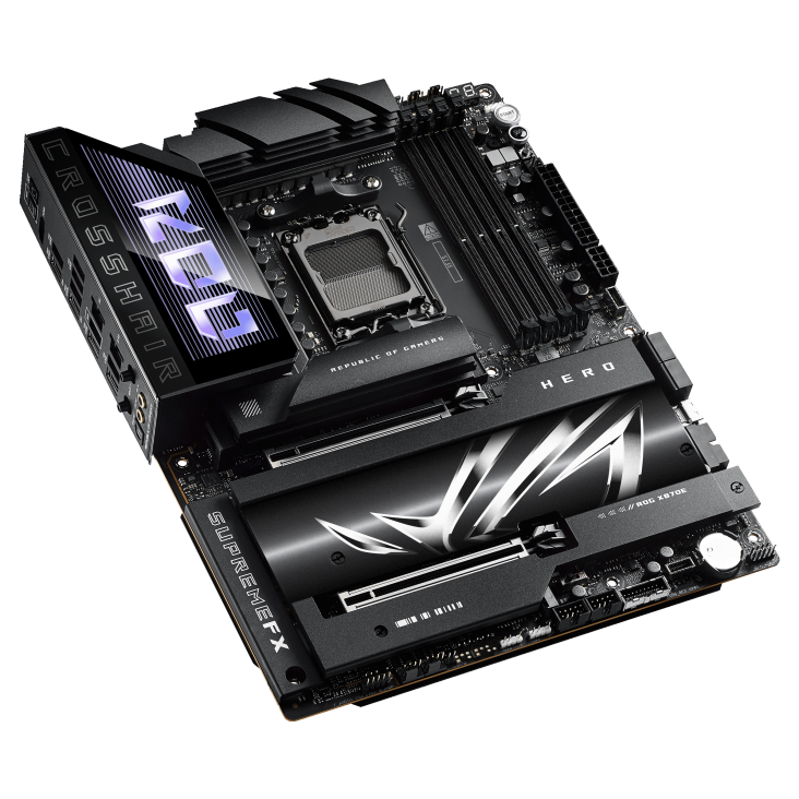 ASUS ROG CROSSHAIR X870E HERO ATX 主機板 DDR5 [現金優惠 $5699]