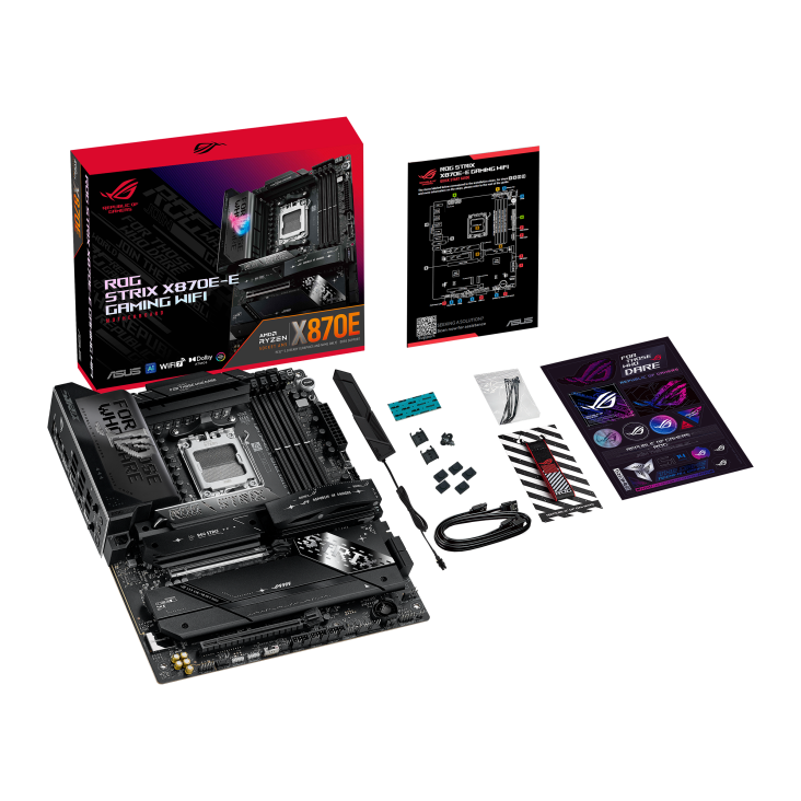 ASUS ROG STRIX X870E-E GAMING WIFI ATX 主機板 DDR5 [現金優惠 $4699]
