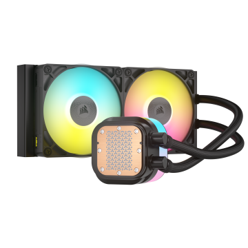 CORSAIR iCUE LINK TITAN 240 RX RGB AIO Liquid CPU Cooler ( BLACK / WHITE )