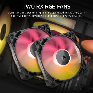 CORSAIR iCUE LINK TITAN 240 RX RGB AIO Liquid CPU Cooler ( BLACK / WHITE )