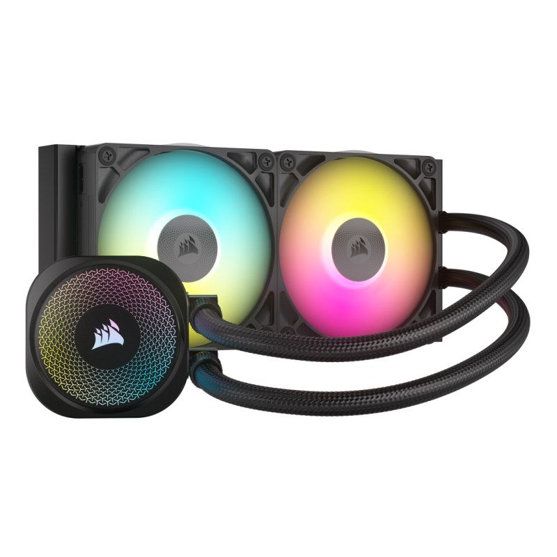 CORSAIR iCUE LINK TITAN 240 RX RGB AIO Liquid CPU Cooler ( BLACK / WHITE )