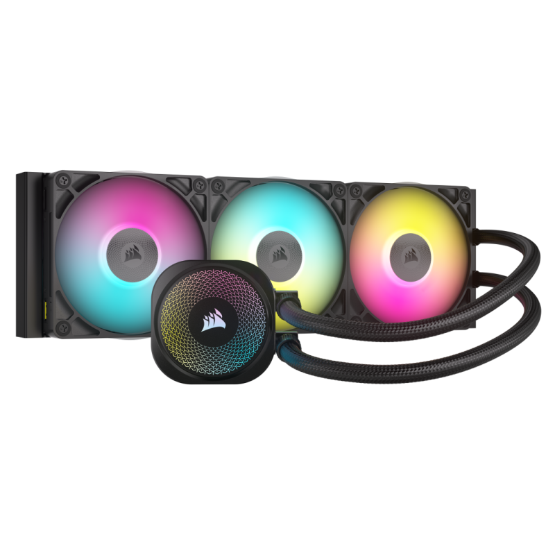 CORSAIR iCUE LINK TITAN 360 RX RGB AIO Liquid CPU Cooler ( BLACK / WHITE )