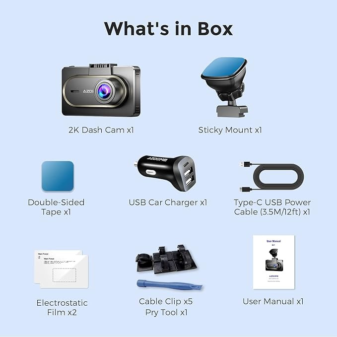 AZDOME M27 2K 超高清行車記錄儀 AZDOME M27 2K 超高清行車記錄儀