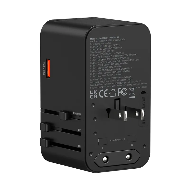 XPower TA160 160W 5輸出 PD 3.1/PPS Gan旅行充電器
