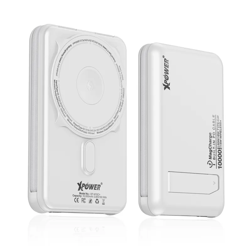 XPower M10C+ 6合1多功能數顯10000mAh 20W PD3.0 + 磁吸無線移動電源