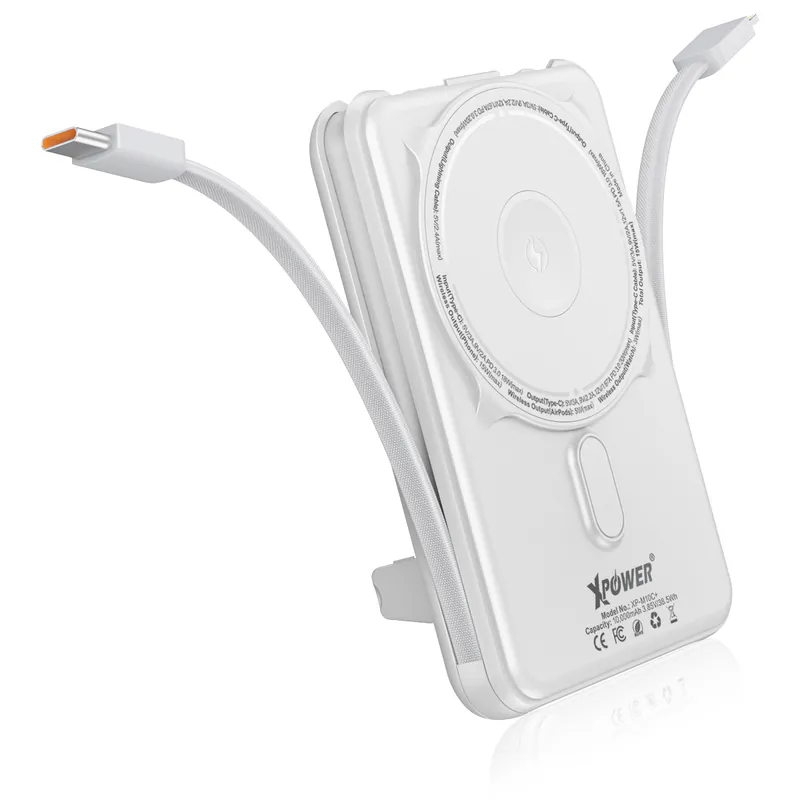 XPower M10C+ 6合1多功能數顯10000mAh 20W PD3.0 + 磁吸無線移動電源