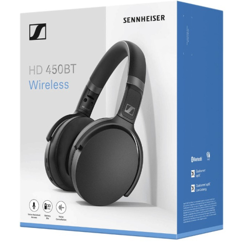 Sennheiser HD 450BT 無線藍牙降噪耳罩式耳機[平行進口]