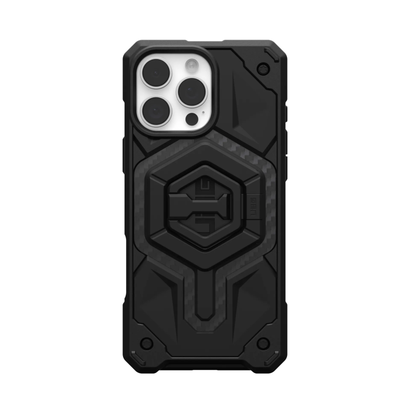 UAG  iPhone 16 Pro Max - Monarch Pro MagSafe 碳纖維保護殼 + 黑色環支架