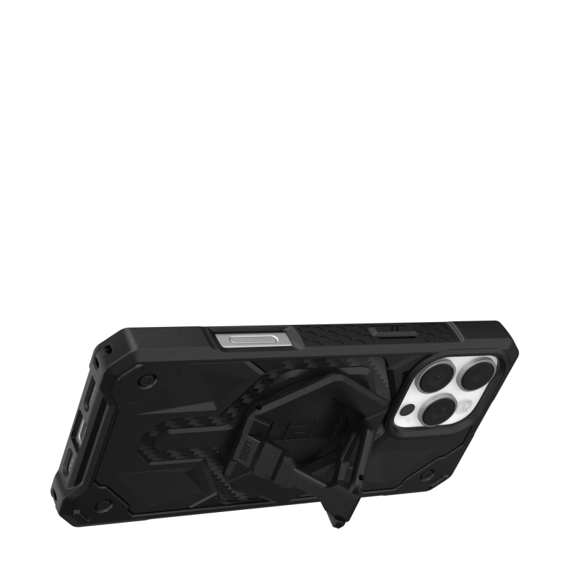UAG  iPhone 16 Pro Max - Monarch Pro MagSafe 碳纖維保護殼 + 黑色環支架