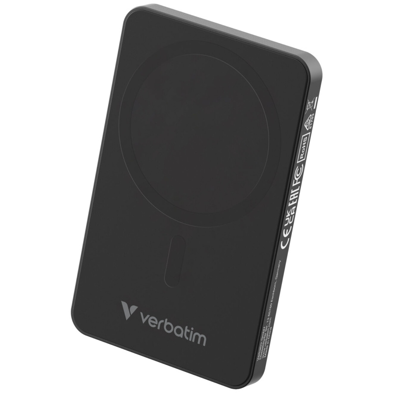 Verbatim Charge 'n' Go Power Bank Magnetic Wireless 5000mAh Basic 磁吸無線流動充電池 32225 / 32144 [2色]