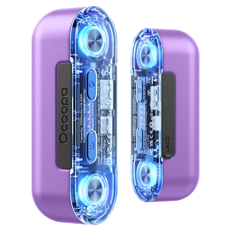 Ocoopa UT4 GamerPro 5000+5000mAh 二合一充電暖手器 (2件裝) UT4103