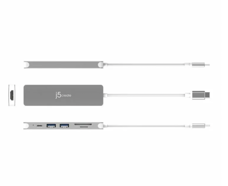 J5create USB-C to 4K HDMI 多功能集線器 JCD353