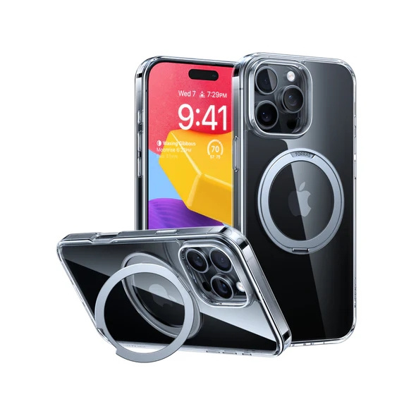TORRAS Ostand Pro MagSafe支架防摔手機殼 iPhone 16系列