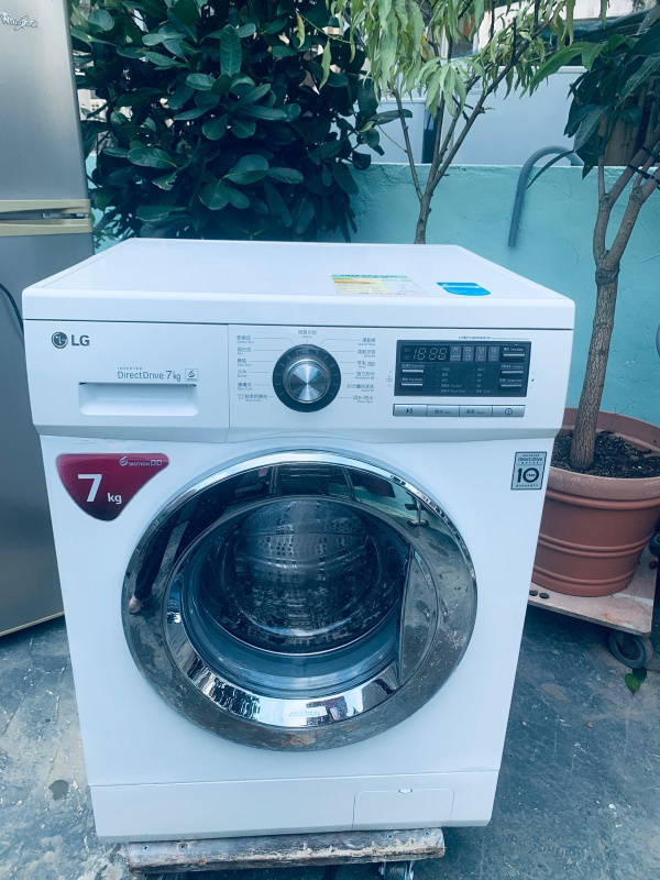 洗衣機 LG 大眼雞1000轉7kg WF-N1007(可櫃底安裝 可飛頂) 嵌入式 二手電器 清倉大減價 最新款 貨到付款 香港二手 二手洗衣機 雪櫃 搬屋